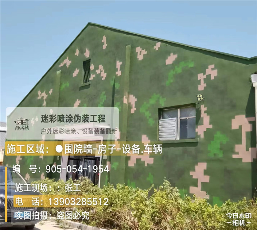 湖南外墙数码迷彩漆施工报价清单（100㎡标准墙面测算）